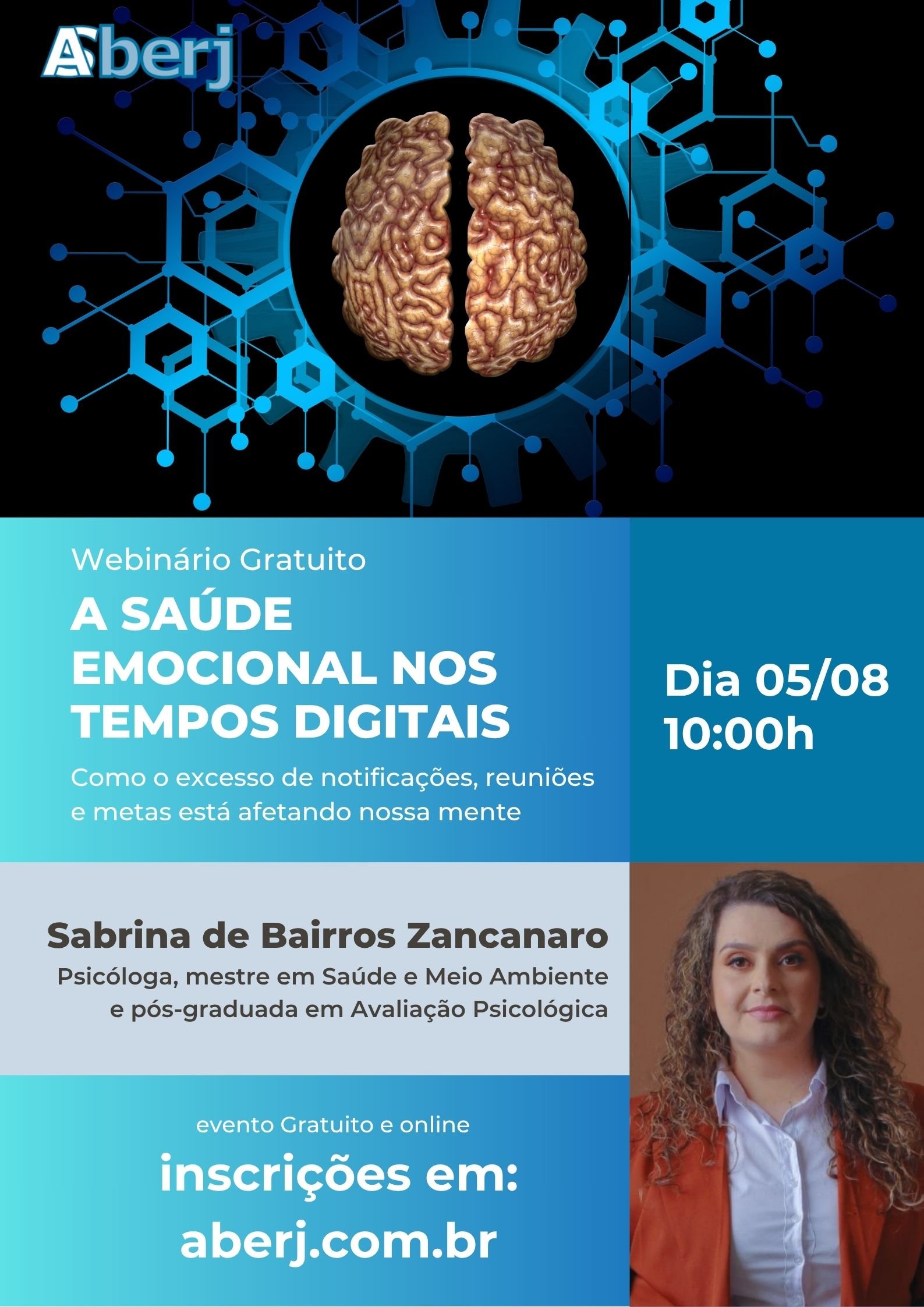 Webinário A Saúde Emocional nos Tempos Digitais